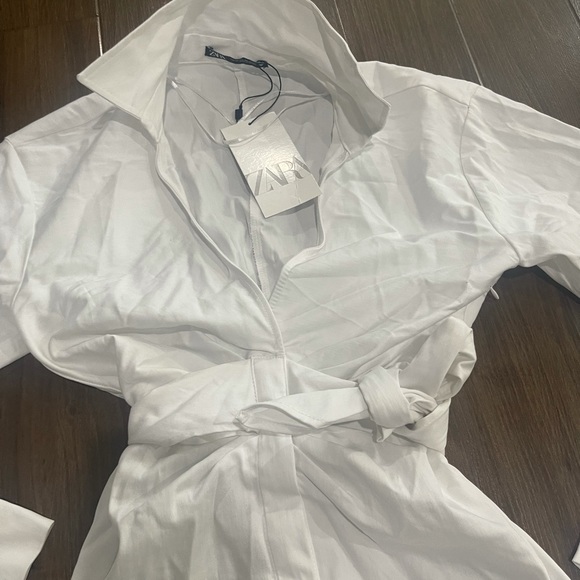 Zara white belted dress - Picture 5 of 10